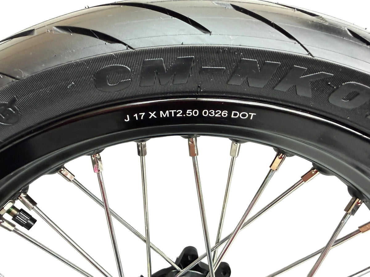 17” Surron ultra bee super moto wheel set