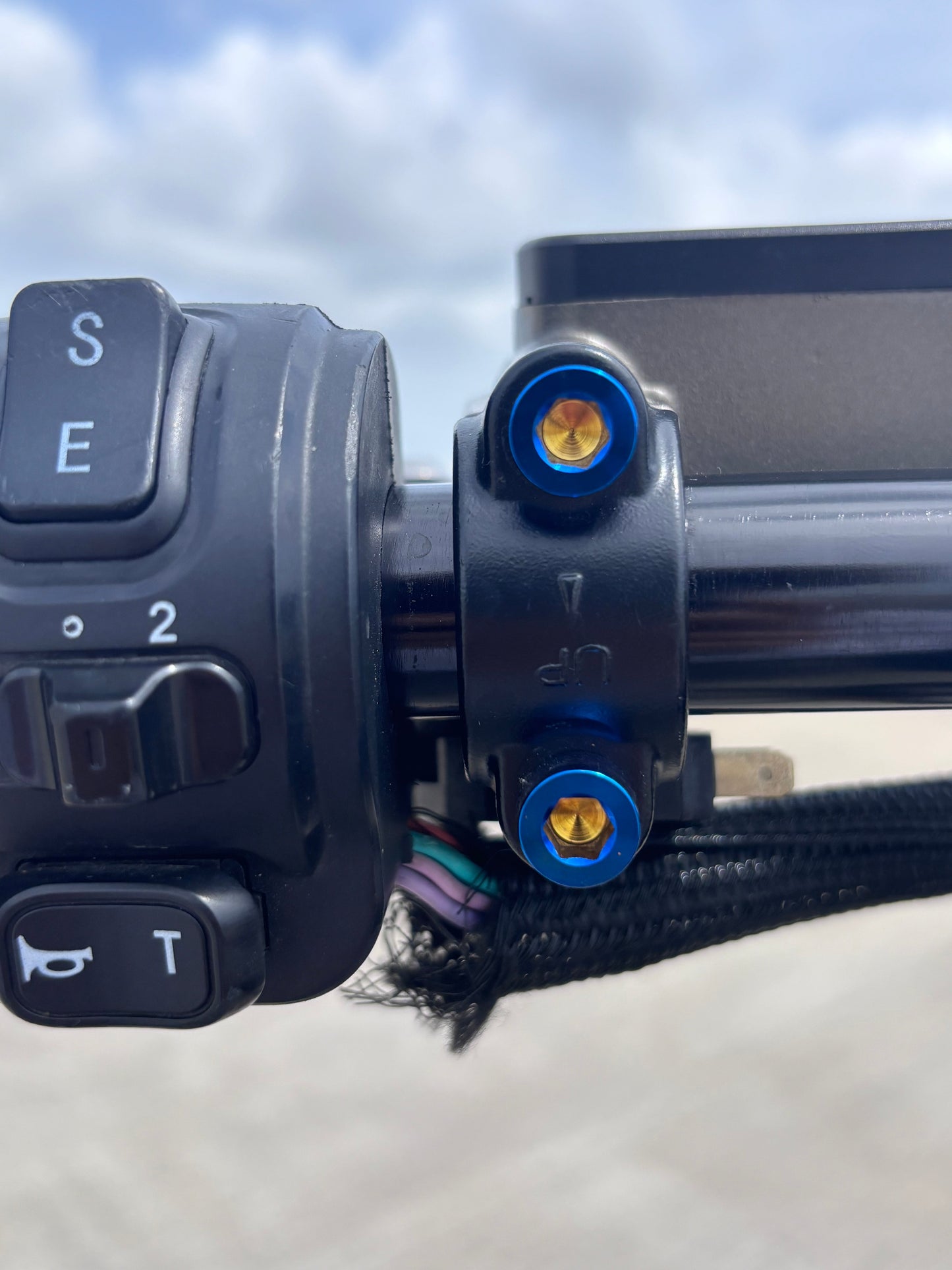 Brake mount titanium