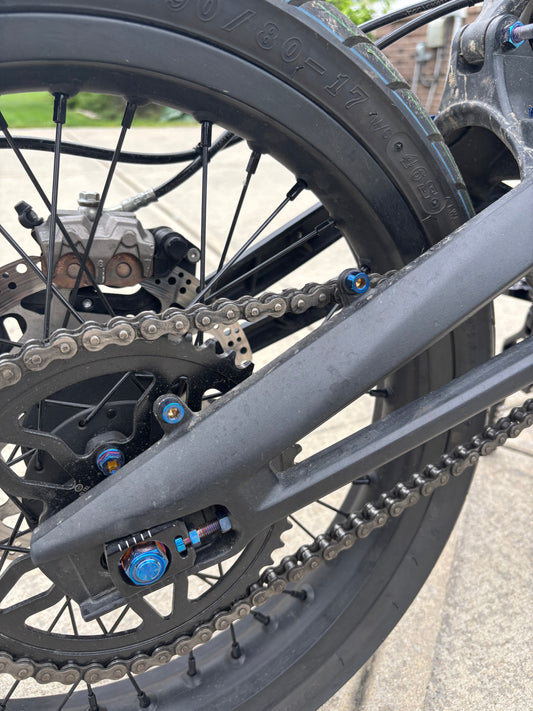 Chain Guard Titanium Bolts.