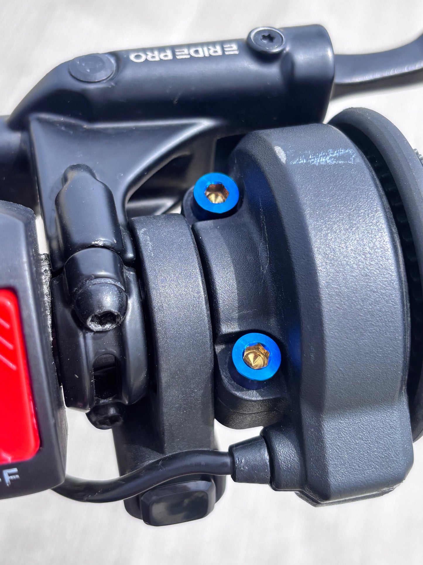 All emoto throttle titanium