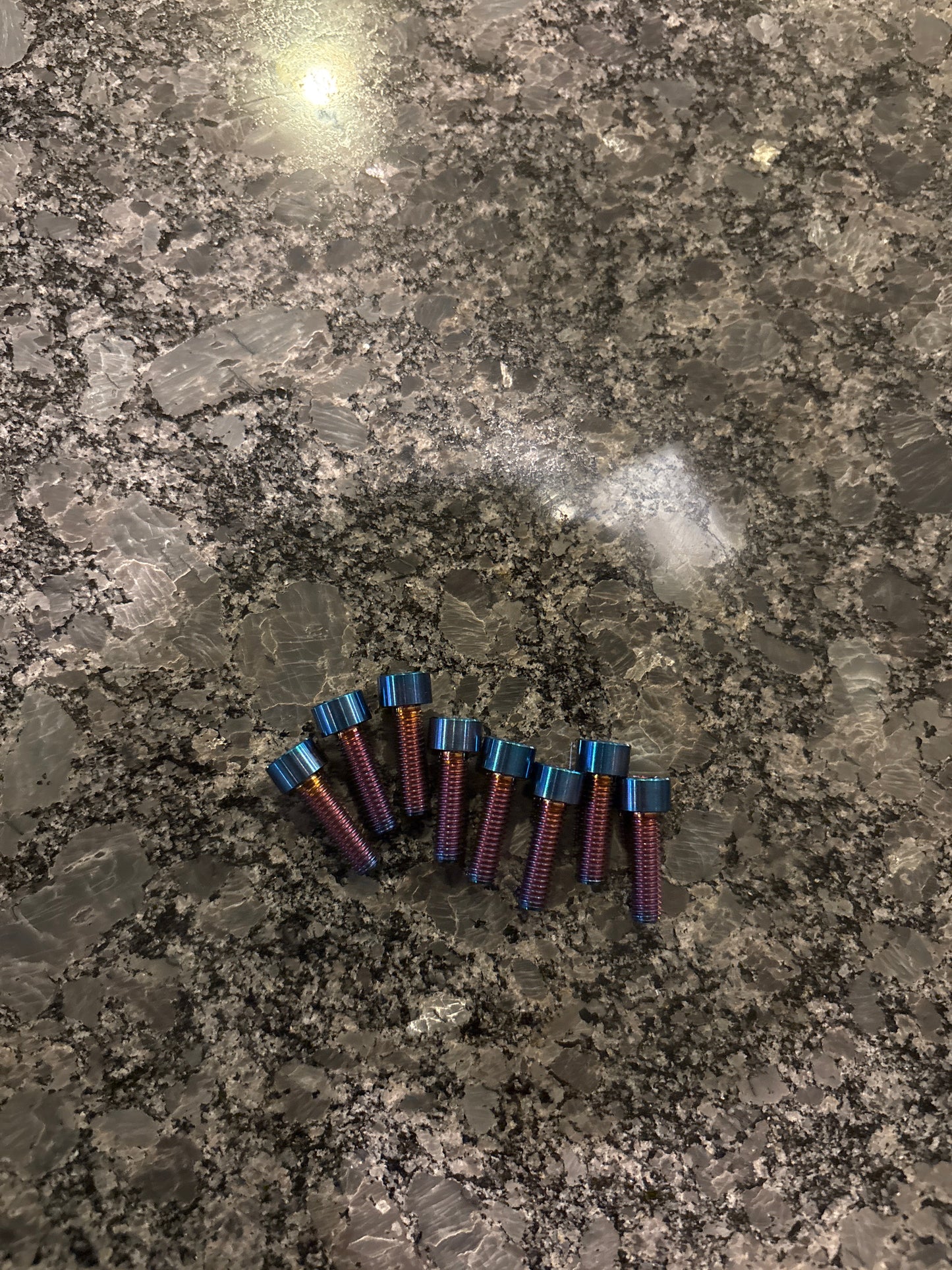 Direct Mount Titanium Bolts.