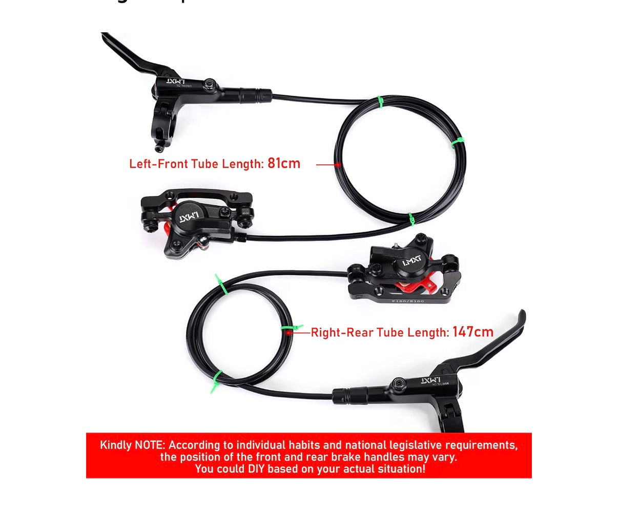 Uprgaded Ridstar, super 73, macfox hydrolic brakes (front, and rear)