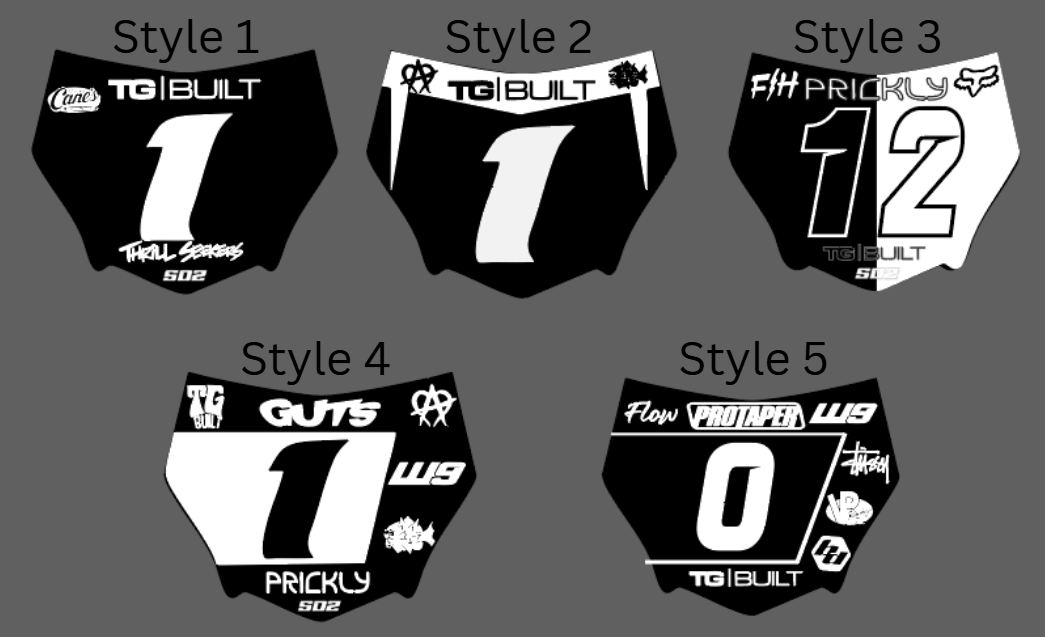 Motocutz Plate Decal